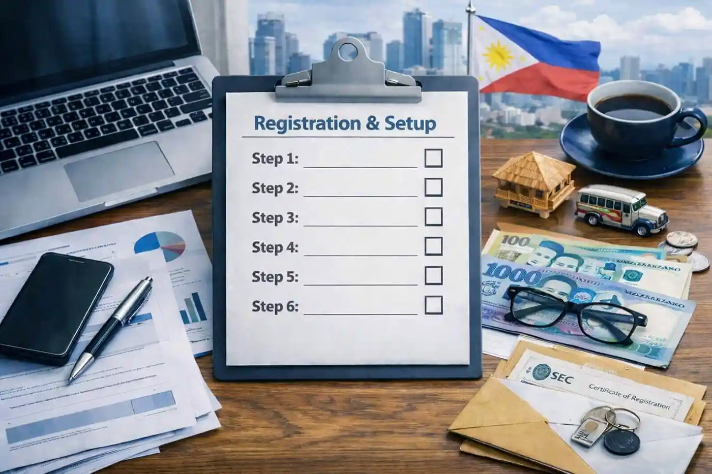 Step by step process of registering and starting a business in the Philippines