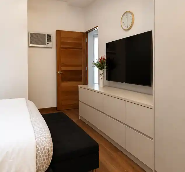 Bedroom view to door