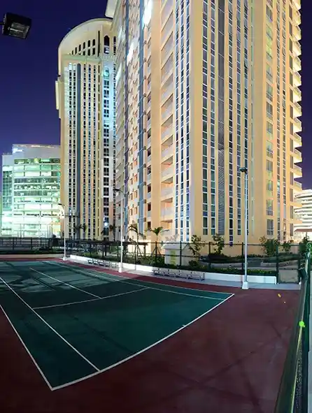 The Venice Luxury Residences Tennis Court View